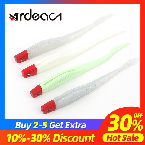 Ardea Soft Lures worm Baits Fishing Lure 127mm 7g Shad Double Color Silicone Bait Tail Jigging Wobblers Bass Pike Fishing Tackle ► Photo 1/6