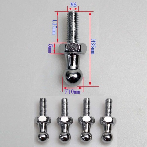 4pcs Gas Struts Spring Lift Supports Damper Rod Shocks Screw for Hyundai for Kia for Ford or Most Car Model ► Photo 1/5