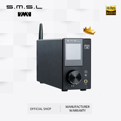 SMSL AD18 HI-FI Audio Stereo Amplifier with Bluetooth 4.2 Supports Apt-X,USB DSP Full Digital Power Amplifier 2.1 for Speaker ► Photo 1/6