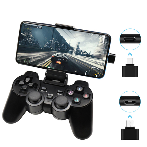 Wireless Gamepad For Android Phone/PC/PS3/TV Box Joystick 2.4G Joypad Game Controller For Xiaomi Smart Phone Game Accessories ► Photo 1/6