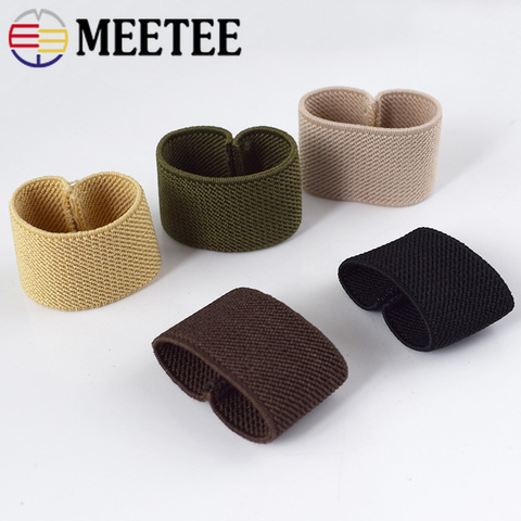 10pc Meetee Plastic Nylon Elastic Belt Loop Ring Clip Hook Tail Clamp for Keeper Jeans Belts Webbing Accessory DIY Leather Craft ► Photo 1/1