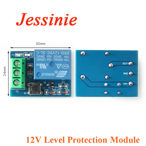 12V Battery Protection Board Module Lead Acid Battery Protection Over Discharge Low Voltage Protection Relay Module ► Photo 1/6