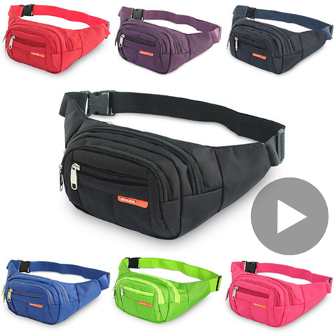 Waistbag Belly Banana Bum Hip Chest Money Belt For Men Women Waist Bag Male Female Fanny Pack Pouch Murse Purse Kidney Bumbag ► Photo 1/6