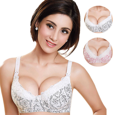 New Fire Woman Pregnancy Bras Nursing for feeding Bra - Maternity Breastfeeding Sleep Underwear Cotton Lace Print Elegant Bras ► Photo 1/6