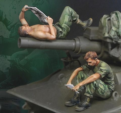 [tusk model]1:35 Scale Unassembled Resin figures resin model Kits D1014T04 ► Photo 1/1