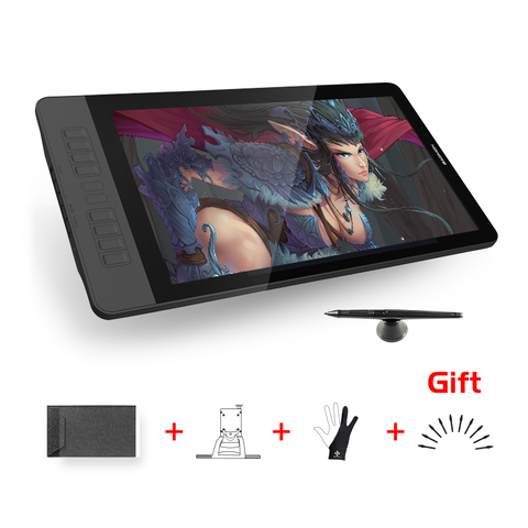 GAOMON PD1560 15.6 inch 10 Keys Art Professional Graphics Tablet with Screen Pen Drawing Tablet Monitor for Win&Mac with Gifts ► Photo 1/6