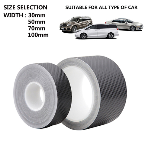 Carbon Fiber Nano Glue Car Sticker Protector Film Door Edge Protective Car Trunk Door Sill Full Body Sticker Vinyl Accessory ► Photo 1/6