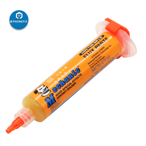 MECHANIC Solder Paste Flux RMA-UV 10CC BGA Soldering Paste 10 Halogen-Free Paste for Mobile Phone Repair BGA Soldeirng Flux ► Photo 1/6