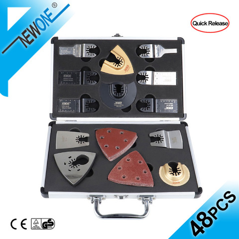 NEWONE Quick Release Saw Blade Kit Oscillating  Multimaster Tools Set Fein Dremel Multi-Max,as Wood-metal cutter ► Photo 1/6