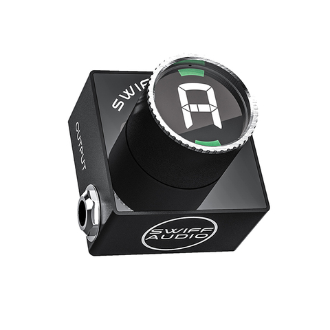SWIFF Mini Pedal Tuner for Chromatic Guitar Bass Mute Tuning HD LED Display Adjustable A4 Range Value 430-449Hz Guitar Accessory ► Photo 1/6