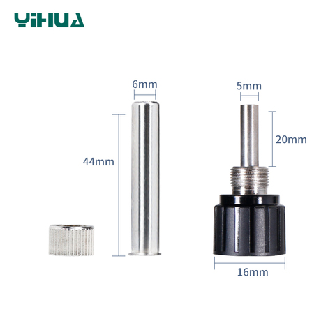 YIHUA Soldering Socket+nut+electric wood head Soldering Station Iron Handle Accessories for Iron head cannula Iron tip bushing ► Photo 1/2