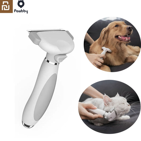 youpin Pawbby Pet Hair Removal Comb Cat Dog Hair Brush Pets Trimmer Combs Clipper Cats Grooming Tool for Dogs ► Photo 1/6