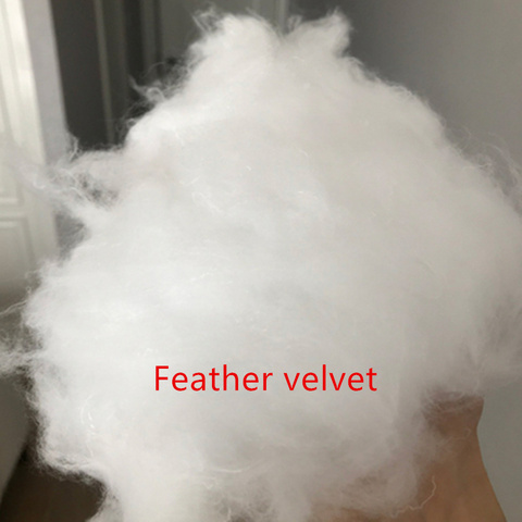 100gHigh Feather velvet Non Fluorescen Stuff Fiber Filling Elastic Polyester PP Cotton Material Toy pillow Doll insert Fiberfill ► Photo 1/6