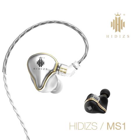 Hidizs Mermaid MS1 Monitor Headphones Wired Audiophile Dynamic Diaphragm Hi-Fi IEM Earphones with Detachable Cable ► Photo 1/6