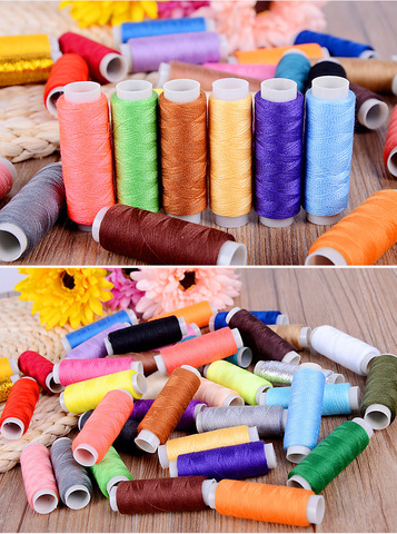 1-39pcs 200yards Sewing Thread Polyester Embroidery Thread Set Strong And Durable Sewing Threads Needlework For Hand Machines ► Photo 1/6