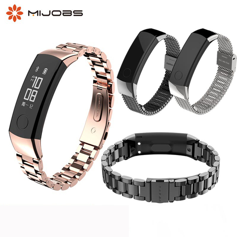 Watch Strap Honor band 3 Bracelet for Huawei Honor 3 Band Watch Band Wristband Stainless Steel Bracelet for Huawei 3 Honor Band ► Photo 1/6