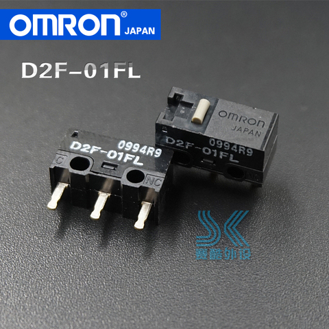 2pcs OMRON Mouse Micro switch Microswitch D2F-01FL suitable for Logitech G403 G520 G603 G703 G900 G903 IE3.0 D2FC-F-7N 10M 20M ► Photo 1/2