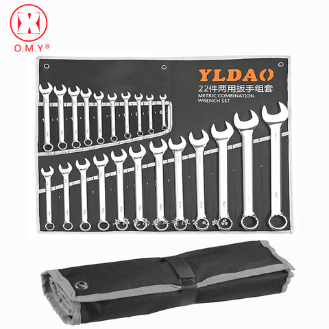 Box End Wrench Dual Head Double End Ring Spanner Deep Offset Ring 6- 32mm Hand Tool Set ► Photo 1/6