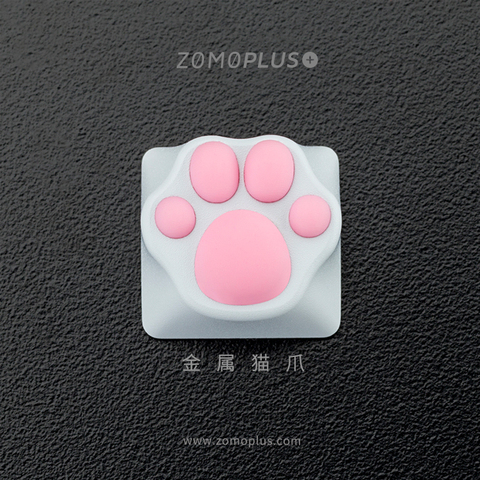 ZOMOPLUS ALUMINUM & SILICON KITTY PAW MECHANICAL KEYBOARD ARTISAN KEYCAP ► Photo 1/5