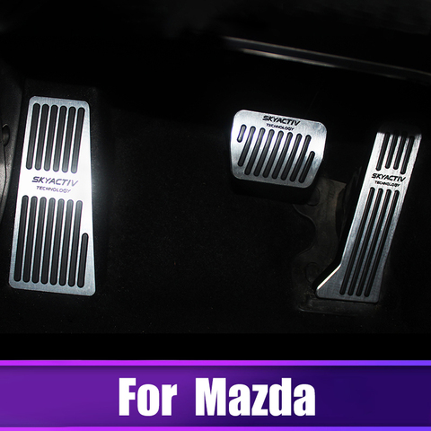 Car Fuel Foot Pedal Brake Clutch Pedals Cover For Mazda 3 6 BM GH Axela ATENZA CX-5 CX5 CX 5 CX3 CX9 2017 2022 Accessories ► Photo 1/6