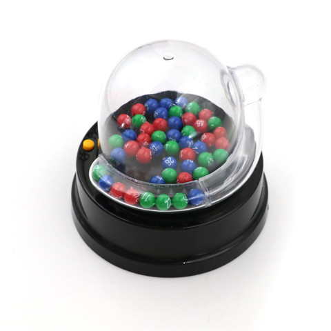 Novelty & Gag Toys Gift For Children Adult Electric Lucky Number Picking Machine Mini Lottery Bingo Games Shake Lucky Ball ► Photo 1/6