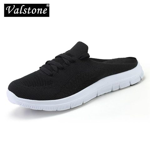 Valstone Fashion New Woman Mules 2022 Casual Breathable Light Outdoor Flats Zapatos De Mujer Plus Size Quality Shoes For Woman ► Photo 1/6