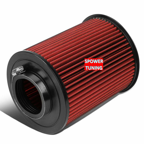 Car Air Filter High Flow Car Cold Air Intake Filter Aluminum Non-woven Fabric Fits for Ford Focus RS Volvo/MKC Etc. 7D ► Photo 1/6