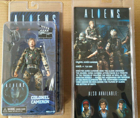 NECA Aliens Director James Cameron Colonel Colonial Marine 7