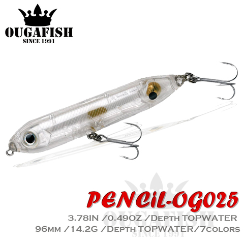Floating Pencil Fishing Lure Whopper Weights 9.6cm12.2g Hard Bait Top Water Surface  Articulos De Pesca Isca Artificial Lures ► Photo 1/6