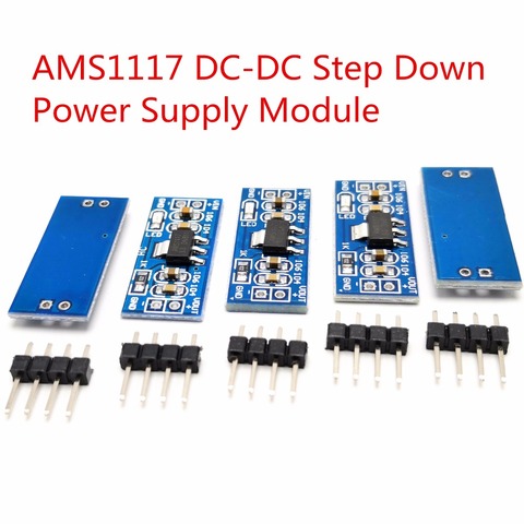 5 pcs LM1117 AMS1117 4.5-7V turn 3.3V 5.0V 1.5V DC-DC Step down Power Supply Module For Arduino bluetooth Raspberry pi ► Photo 1/2