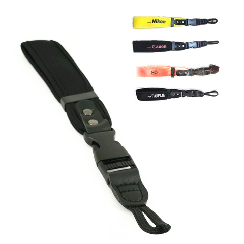 Neoprene Soft Quick Detachable Wrist Hand Strap for Canon Nikon Sony Fujifilm Fuji DSLR Camera ► Photo 1/5