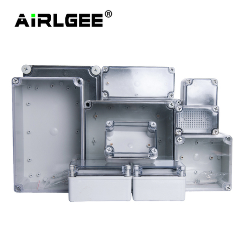 IP67 AG Series Transparent Cover Outdoor Waterproof DIY Electrical  Junction Box ABS plastic Enclosure Case Distribution box ► Photo 1/6