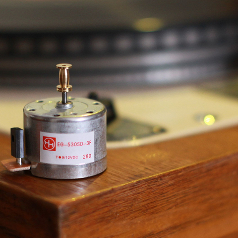 Vinyl record player DC 9V 12V 16V Replace motor 33/45/78rpm SPEED Electric gramophone DIY repair small 3F motor CW EG-530SD-3F ► Photo 1/5