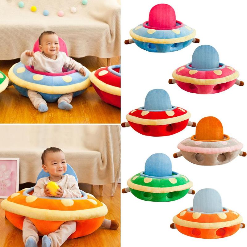 Cartoon Baby Plush Chair Sofa Infant Learning Sit Chair Baby Support Seat Toys 