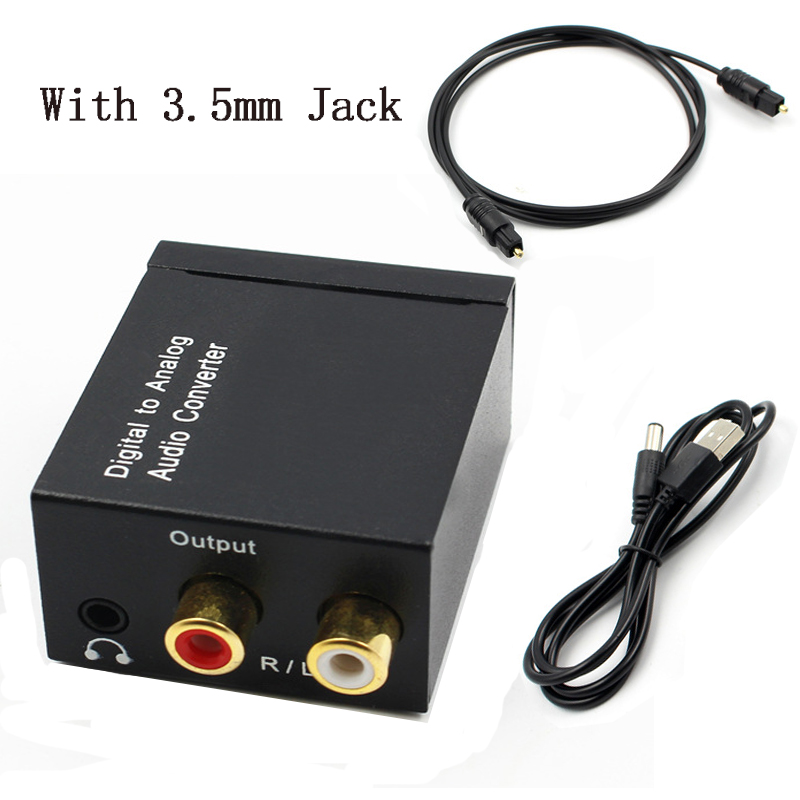 how to hook up digital to analog audio converter