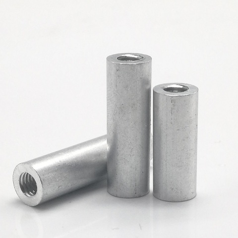 10pcs aluminum spacer  m3 M4 M5 m6 round Aluminum Standoff rods For RC Multirotors ► Photo 1/2
