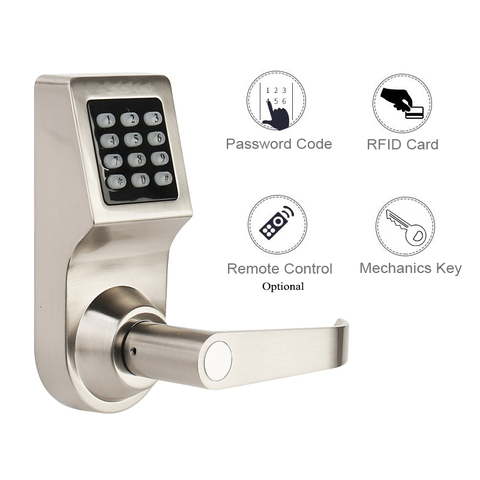 Home Electric Door Lock RFID Digital Lock Gate Opener Mechanical Code lock Handle Battery Phone TTLock Bluetooth Lock ► Photo 1/5