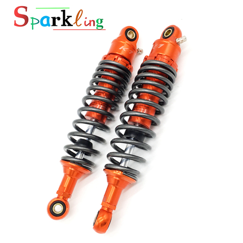 2 PCS Universal 290MM 320MM Motorcycle Rear Suspension Rebound Damping Shock Absorbers Modified Fork/Round Interface Rear shock ► Photo 1/1