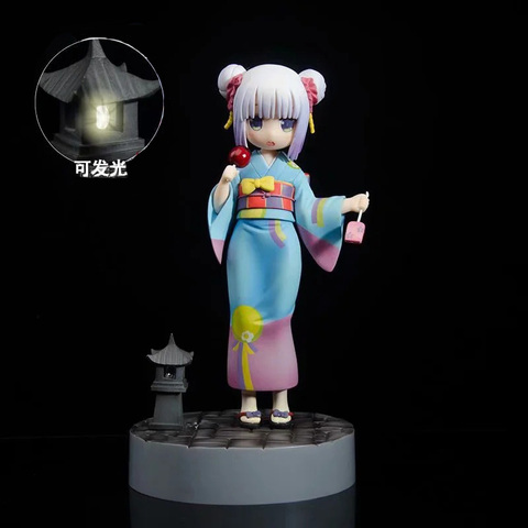 Miss Kobayashi's Dragon Maid Kanna Kamui Anime Figure 1/8 scale painted Kimono Version PVC Action figure Toy Model Doll Gift ► Photo 1/5