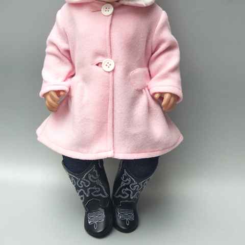 18 inch american generation girl Doll clothes coat tights for Baby doll new Born Doll clothes 18