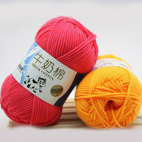 50 Grams/Ball Cotton Knitting Wool Yarn Needlework Dyed Lanas For Crochet  Craft Sweater Hat Dolls Wool Line Cheap - AliExpress