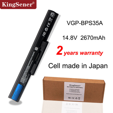 KingSener Japanese Cell VGP-BPS35A Battery For SONY Vaio Fit 14E 15E SVF1521A2E SVF15217SC SVF14215SC SVF15218SC BPS35 BPS35A ► Photo 1/6