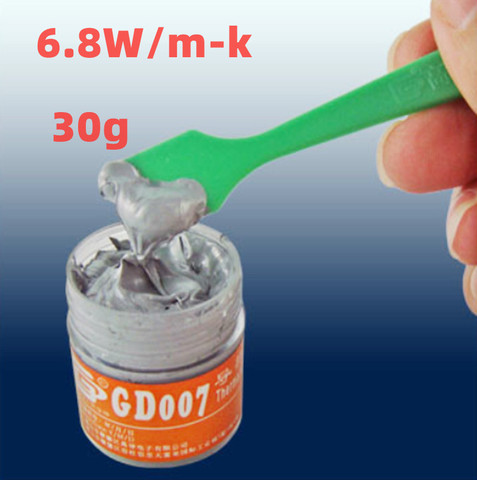 GD007 small bottle of thermal grease 30g silicone grease, used for processor, water cooler, radiator CPU heat dissipation grease ► Photo 1/6