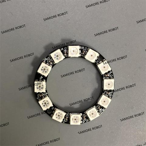 12 Bits RGB LED Ring WS2812 WS2812B 5050 RGB LED Spot Integrated Driver Control Serial Module for Arduino ► Photo 1/1