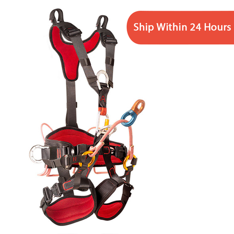 Full Body Harness Arborist Climbing Work Tree Care Fall Arrest Protection Equipment CE ► Photo 1/6