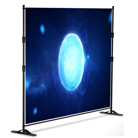 10 x 8 ft Adjustable Background Stand Kit , Portable Photography Trade Show Photo Booth Background for Parties with Carrying Bag ► Photo 1/6