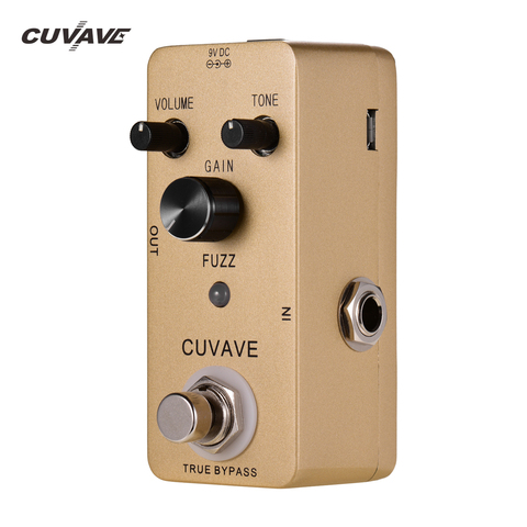 CUVAVE FUZZ Vintage Fuzz Guitar Effect Pedal Zinc Alloy Shell True Bypass Guitar Pedal guitar accessories parts ► Photo 1/6