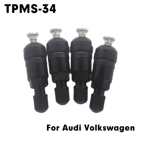 TPMS-34 Tire Valves For For Audi Volkswagen Porsche BMW Aluminum Car Valve Stem Tire Sensor Kit Tire pressure sensor Valves ► Photo 1/6