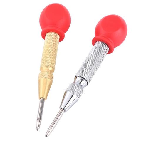 Automatic Center Punch Spring Loaded Marking Hole Carbon Steel Body Gold Color/Silver Color Optional ► Photo 1/6