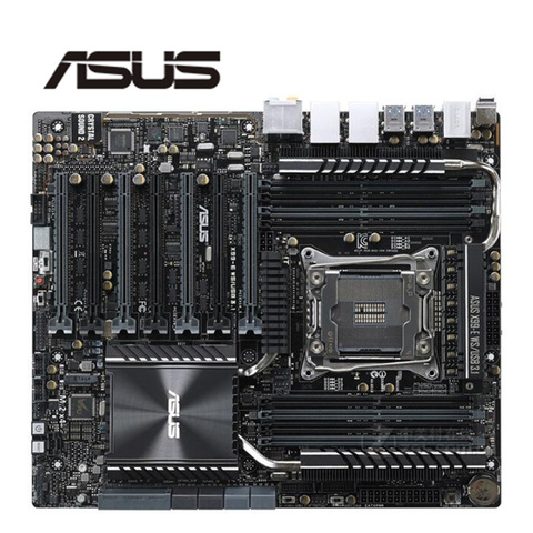 For ASUS X99-E WS/USB 3.1 Original Used Desktop X99 X99M 2011 Socket LGA 2011 Core i7  LGA2011 V3 DDR3 Motherboard ► Photo 1/1